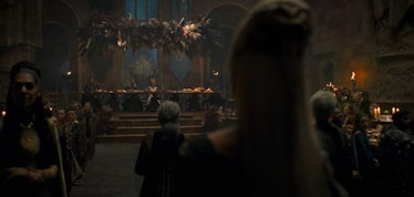 A royal celebration glimpsed very briefly in the House of the Dragon trailer