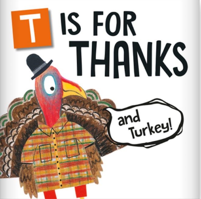 'T Is For Thanks (And Turkey!)' written by Melina Lee Rathjen and illustrated by Amy Husband
