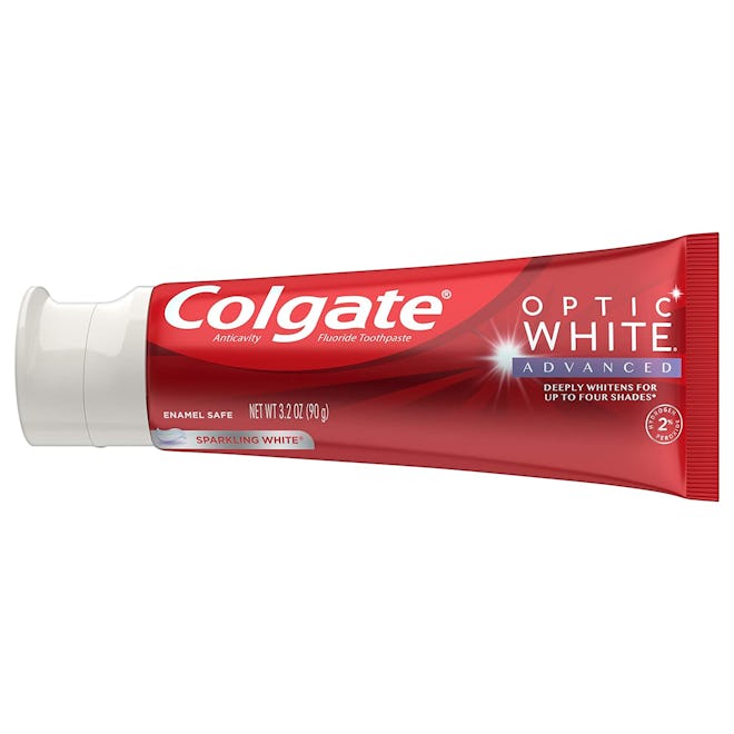 Colgate Optic White Advanced Teeth Whitening Toothpaste, 3.2 Oz. (3-Pack)