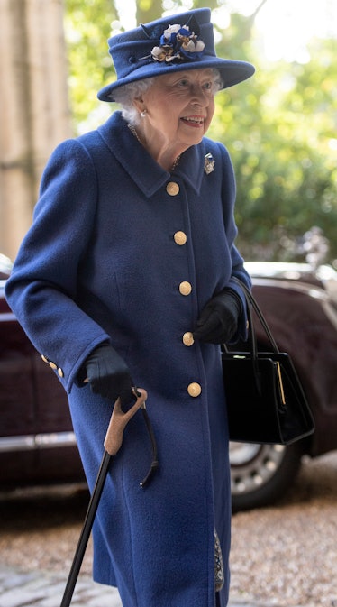  Queen Elizabeth II attends a service of Thanksgiving to mark the centenary of The Royal British Leg...