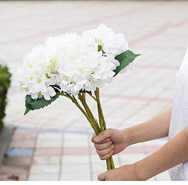 Artificial Silk Hydrangea Flowers Bouquet
