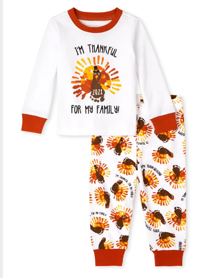 Unisex Baby And Toddler Thanksgiving Snug Fit Cotton Pajamas