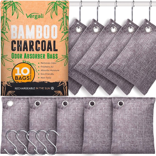 Vergali Bamboo Charcoal Air Purifying Bags (10 Pack)