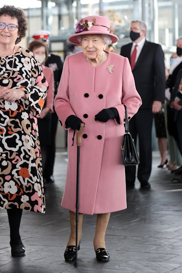 Queen Elizabeth II attends the opening ceremony of the sixth session of the Senedd