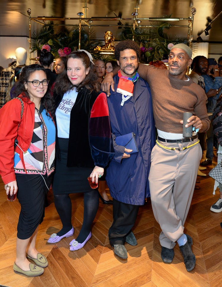Cleo Letan, Olympia Letan, Gary Robinson, and Andre Walker at Bergdorf