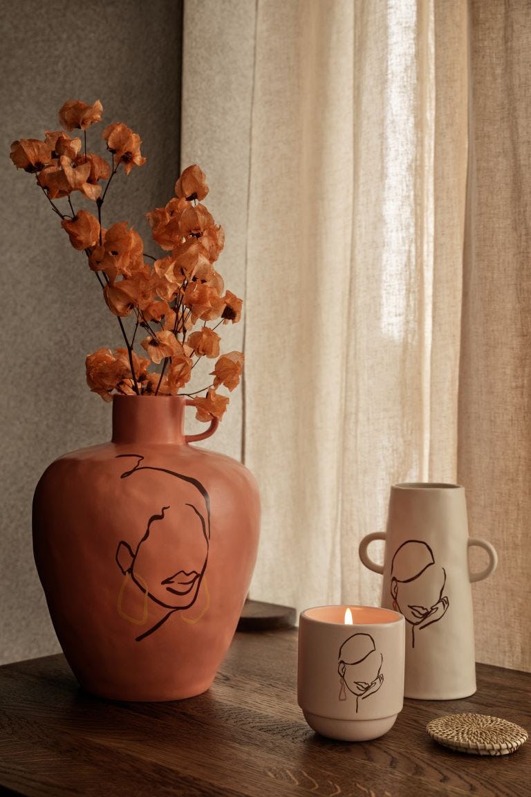 Large stoneware vase