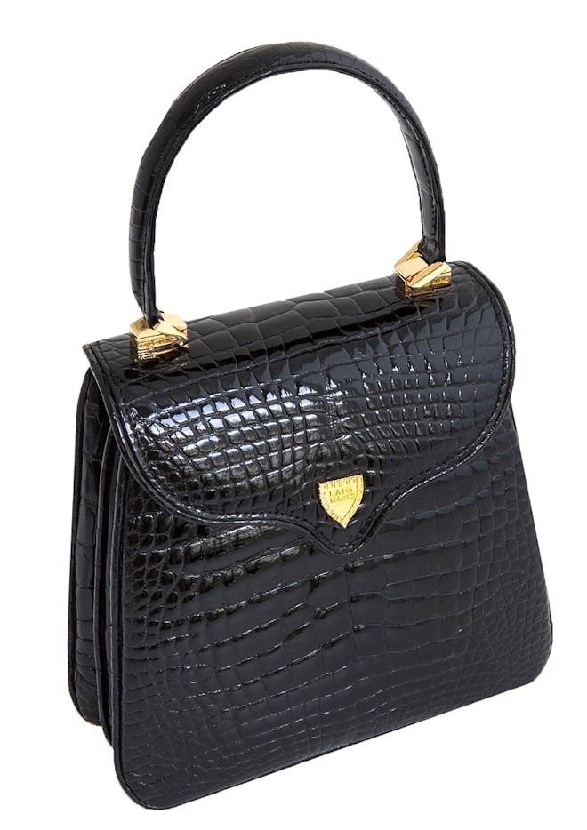 Medium Princess Diana handbag in black from Lana Marks.