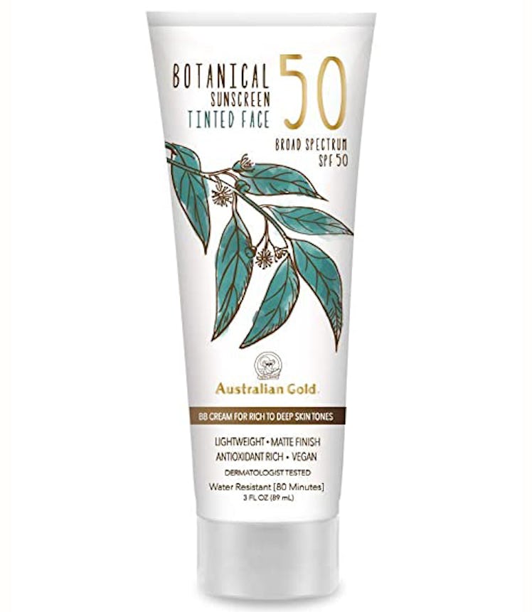 Australian Gold Botanical Sunscreen Tinted Face BB Cream SPF 50