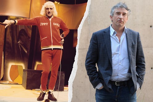 Jimmy Savile archive image and Steve Coogan