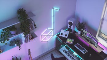 Nanoleaf Lines shaped like a musical note