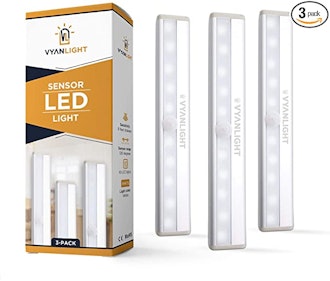 VYANLIGHT Motion Activated Under Cabinet Lights (3-Pack)