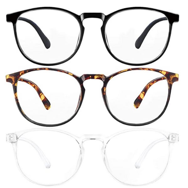 ousudela Blue Light-Blocking Glasses (3-Pack)