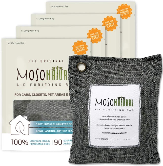 MOSO NATURAL The Original Air Purifying Bag (4-Pack) 