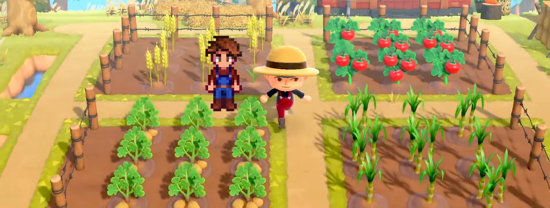 animal crossing new horizons 2.0 update farmer stardew valley