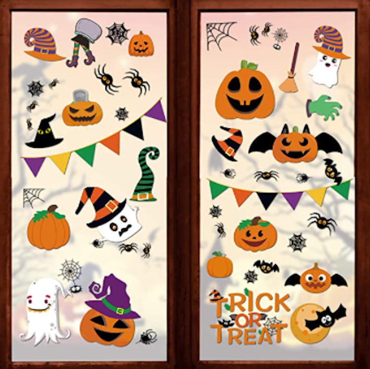 These cheugy Halloween trends include throwback window clings.