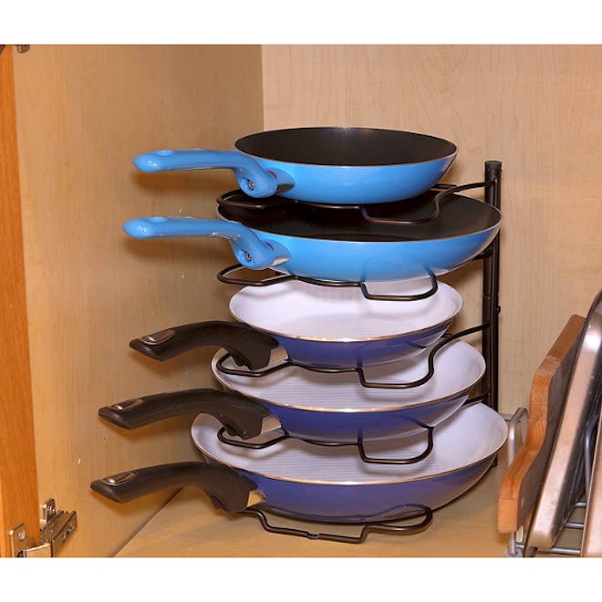 Simple Houseware Cabinet Pantry Pot and Pan Organizer