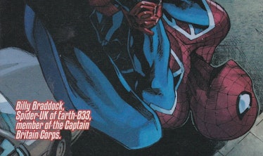 Spider-UK, as depicted in Amazing Spider-Man Vol. 3 #9