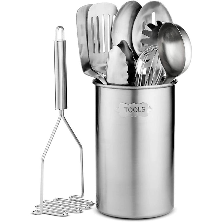 Stainless-Steel Kitchen Utensil Set (10-Piece)