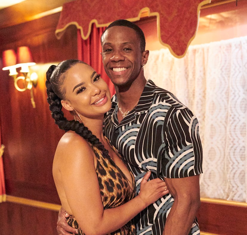 Maurissa Gunn and Riley Christian, who don't have the best astrological compatibility, are seen duri...
