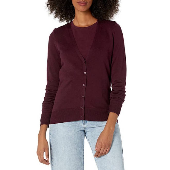 Amazon Essentials Lightweight V-Neck Cardigan