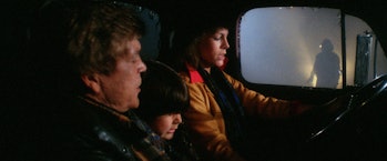 Jamie Lee Curtis, Tom Atkins, and Ty Mitchell in The Fog