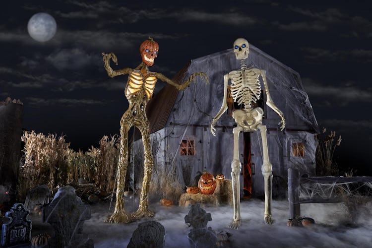 Home Depot's 12-foot giant skeletons