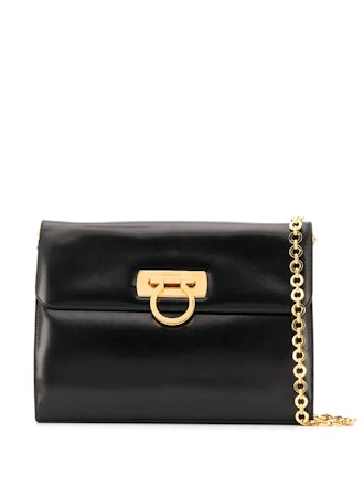 Pre-Owned Gancini Shoulder Bag from Salvatore Ferragamo, available to shop on Farfetch.