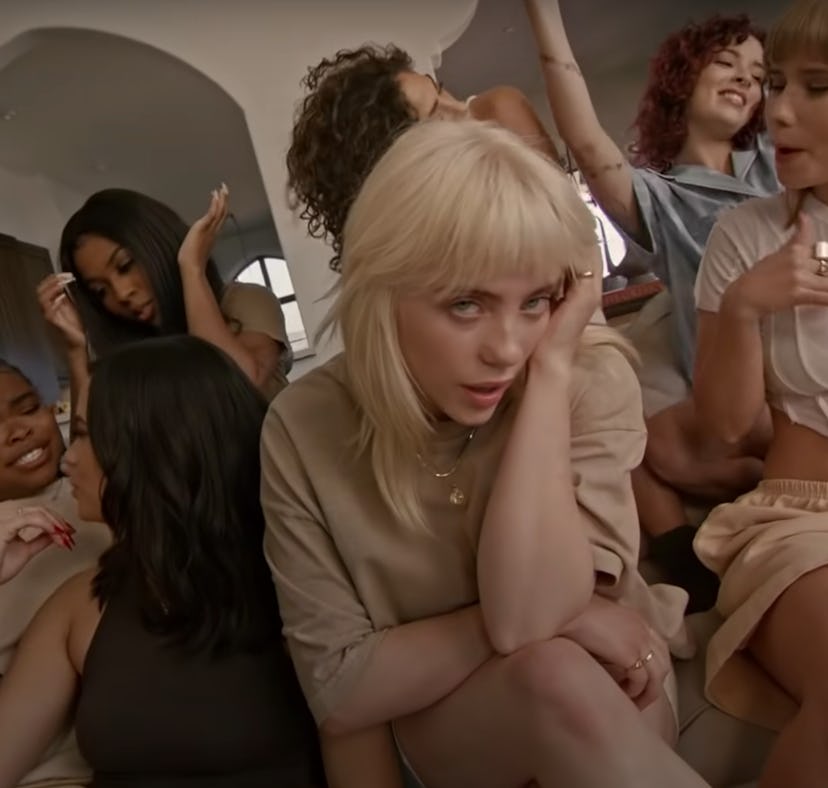 Billie Eilish in the "Lost Cause" music video.