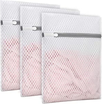 Muchfun Durable Honeycomb Mesh Laundry Bags (3 Pieces)