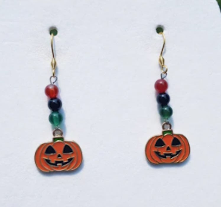 These cheugy Halloween trends include kitschy earrings.