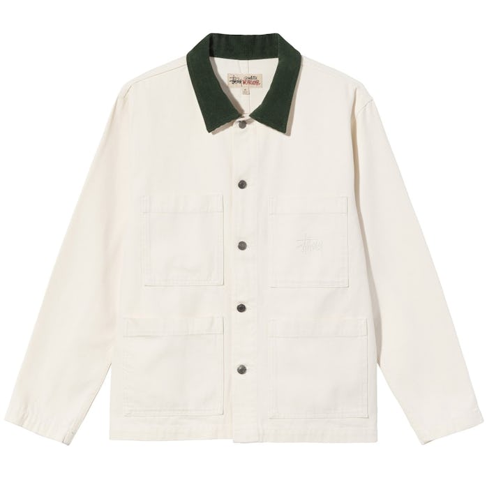 Stüssy Cord Callar Canvas Chore Jacket