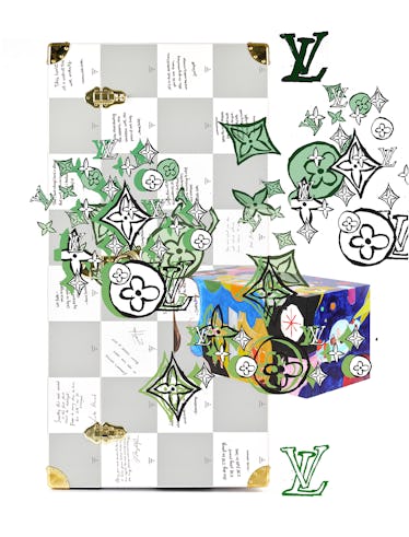 Louis Vuitton “Louis 200” trunks designed by Napkin Poetry Review, Jean-Philippe Delhomme.