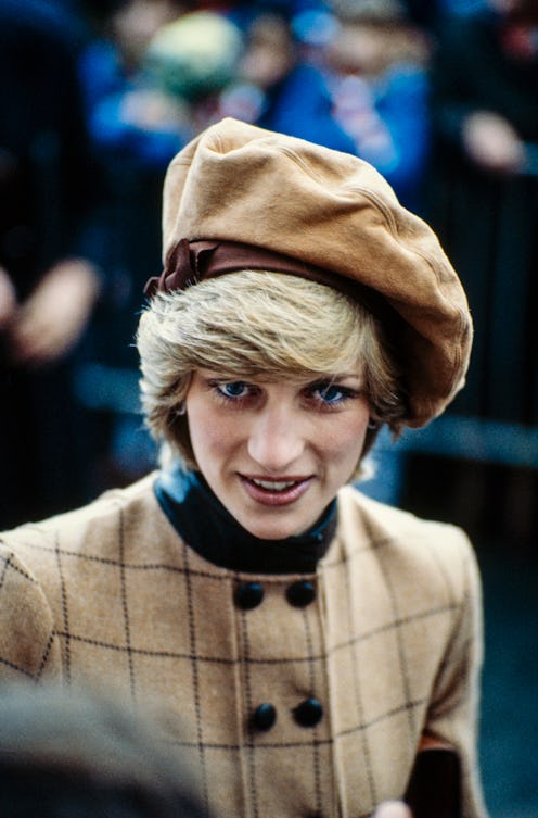 Diana Princess of Wales during a visit on November 25, 1982 to Barmouth in Wales