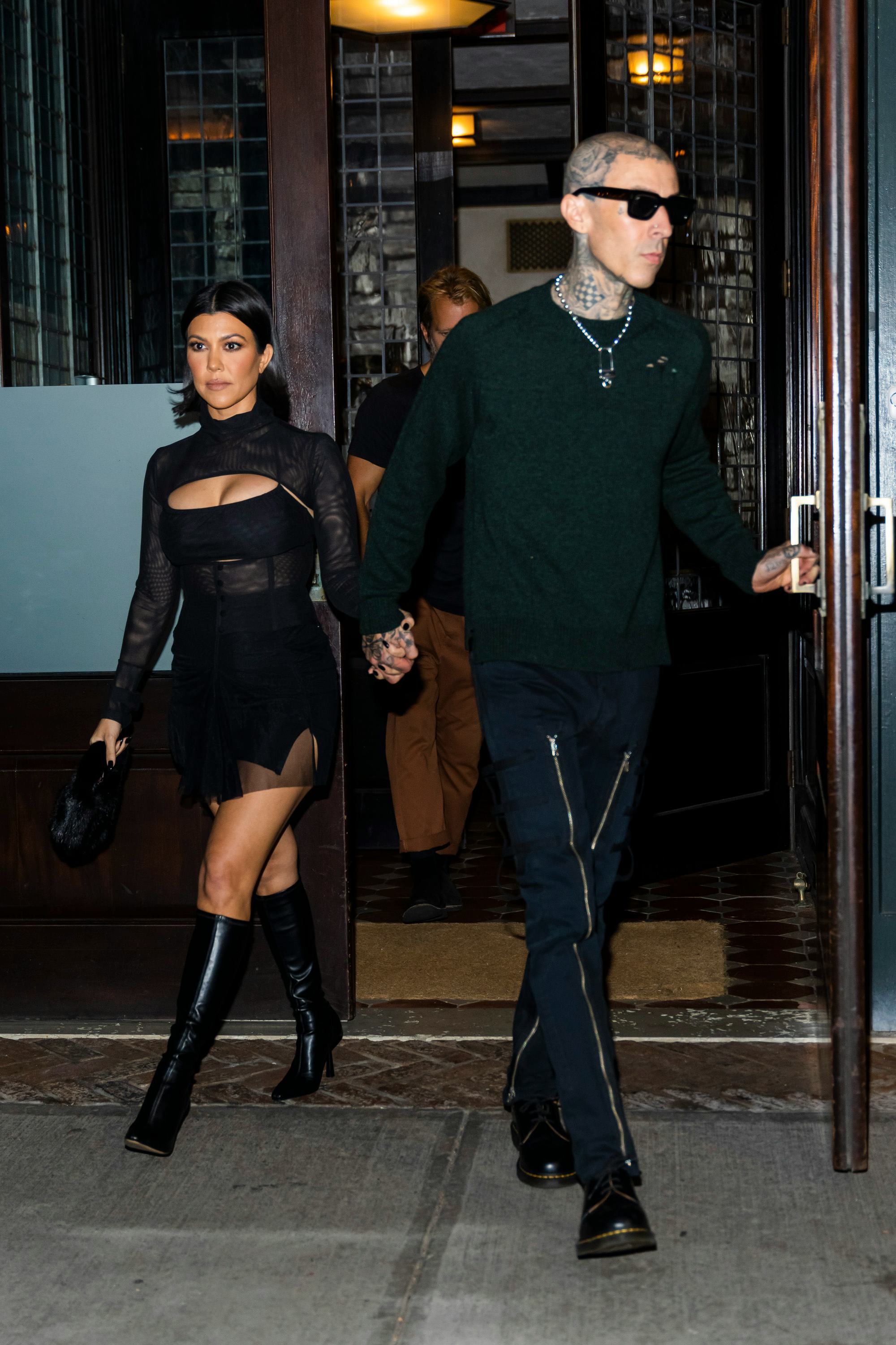 Kourtney Kardashian and Travis Barker 