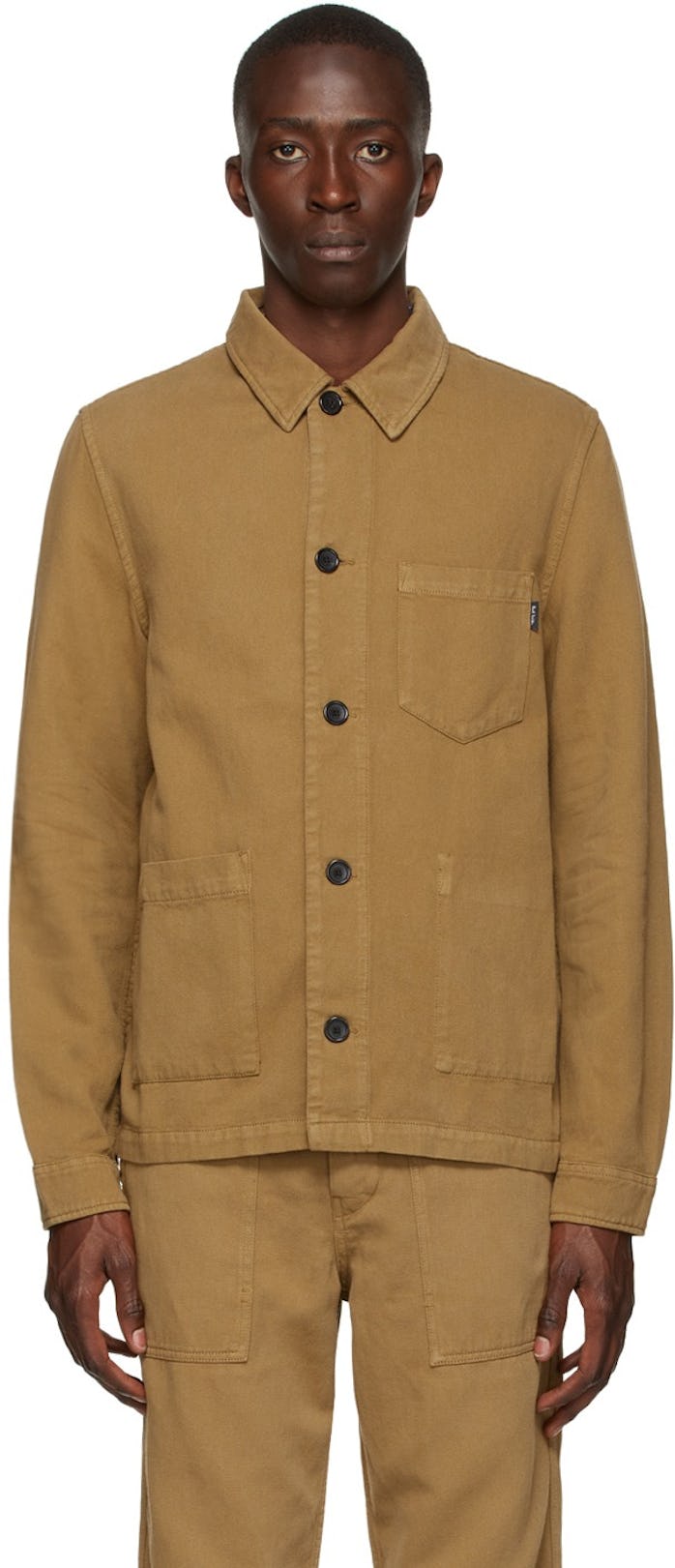 PS by Pauk Smith Khaki Linen Chore Jacket