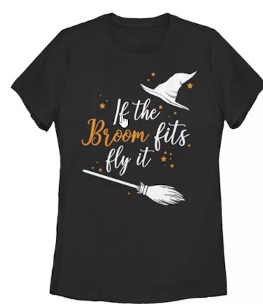 These cheugy Halloween trends include Halloween slogan T-shirts.