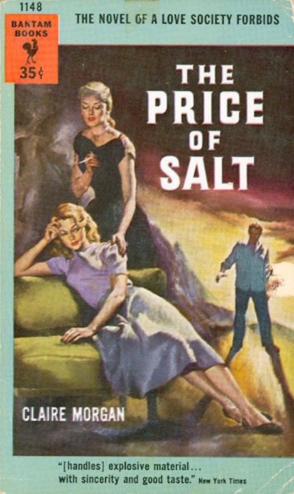 Patricia Highsmith's "The Price of Salt," a lesbian pulp novel published in 1952.