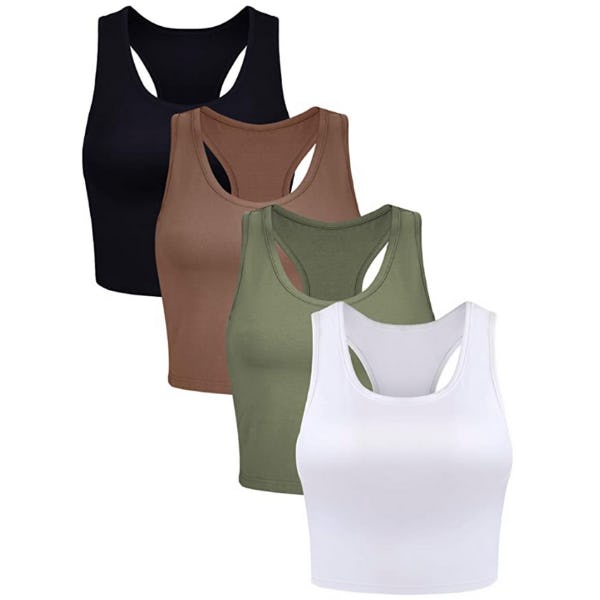 Boao Crop Tank Tops (4-Pack)