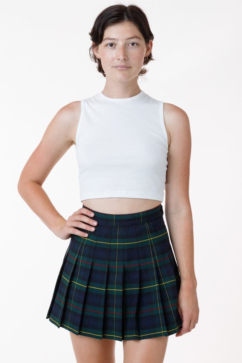 Plaid Tennis Skirt in Madeline