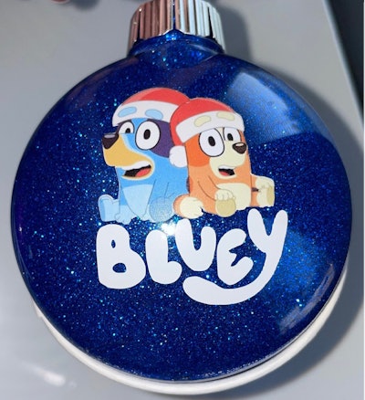 Bluey Christmas Ornament 