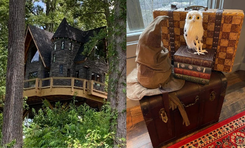 This 'Harry Potter' Treehouse On Airbnb Will Transport You To Hogwarts