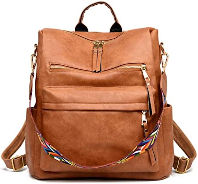 ZOCILOR PU Leather Backpack