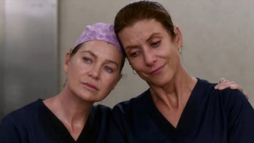 Ellen Pompeo as Meredith Grey & Kate Walsh as Addison Montgomery in 'Grey's Anatomy' Season 18