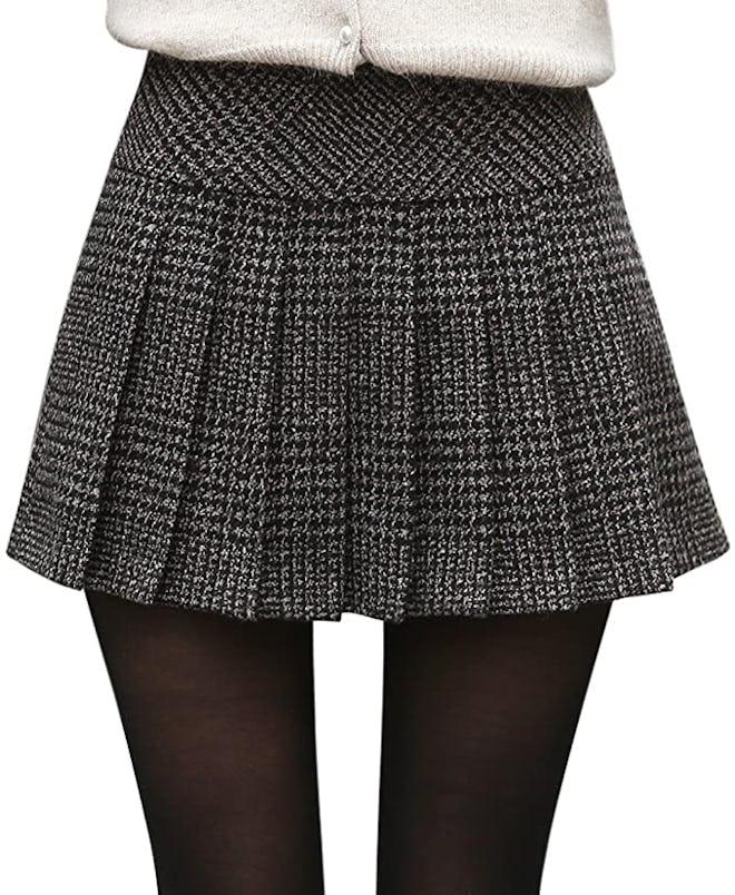 chouyatou High-Waisted Pleated Skirt 