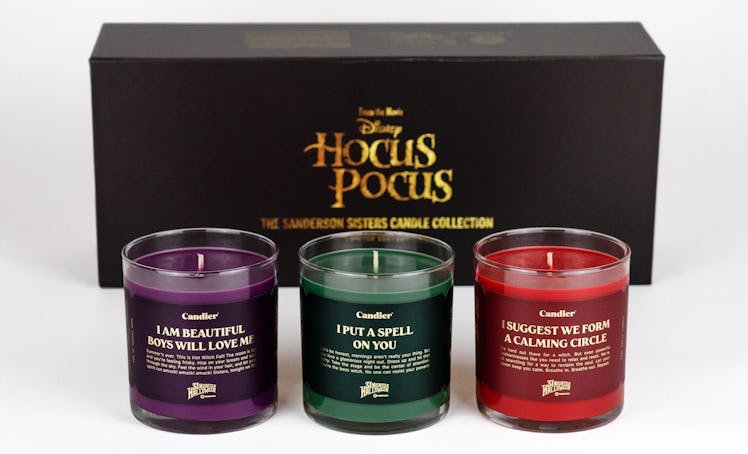 These 'Hocus Pocus' candles for Freeform's "31 Nights of Halloween" are too good.