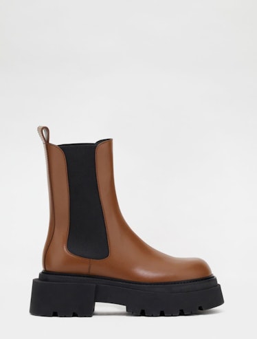 Sportmax Semi-gloss Chelsea ankle boots