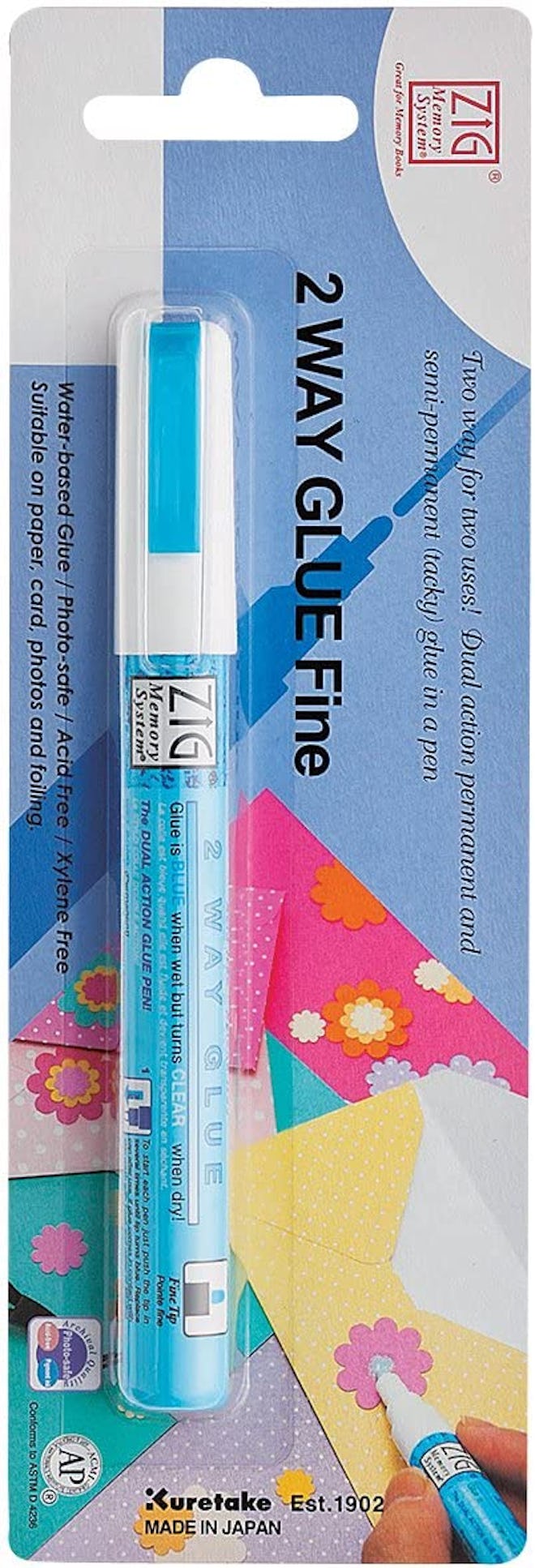Zig Fine Tip Two Way Glue Pen
