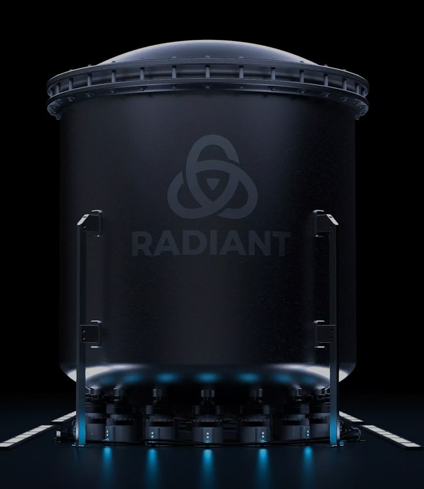 A company called Radiant Nuclear hopes to produce portable nuclear reactors.