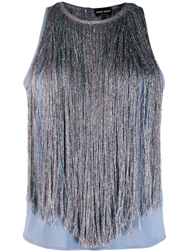 Giorgio Armani fringed vest 