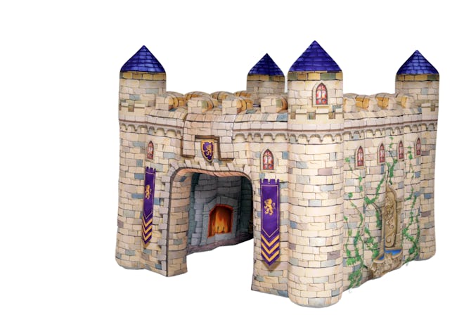 inflatable blow-up castle is a great toy for imaginative play
